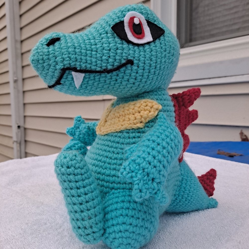 Pokemon Totodile Amigurumi (Crochet Toy)
